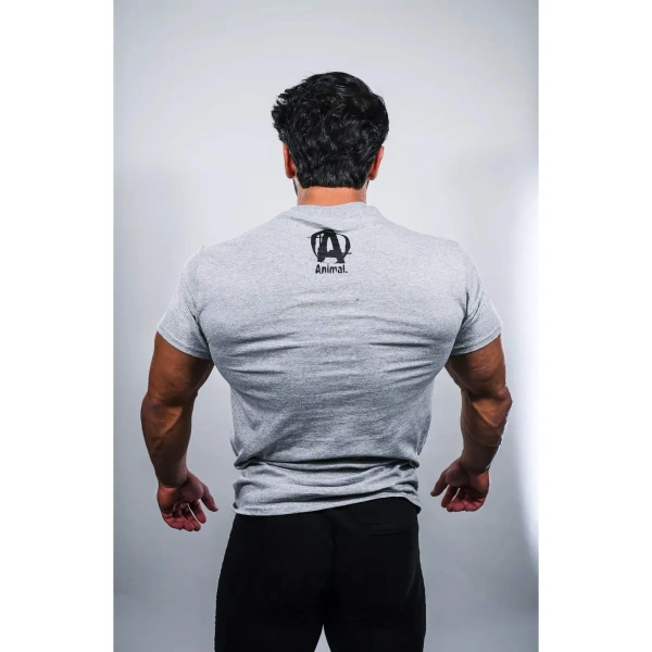 ANIMAL "A" LOGO Tee - Grey | Universal Nutrition