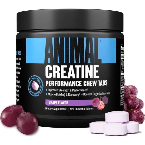 Universal Animal Creatine Chews (120 närimistabletti) | Universal Nutrition