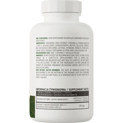 OstroVit Fenugreek VEGE 90 capsules | OstroVit
