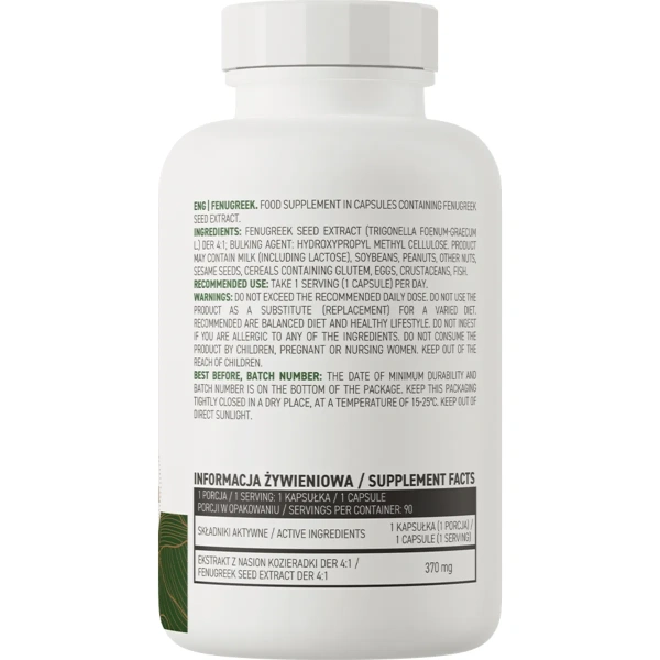 OstroVit Fenugreek VEGE 90 capsules | OstroVit