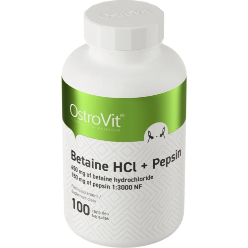 OstroVit Betaine HCl + Pepsin 100 capsules | OstroVit