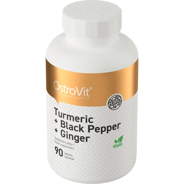 OstroVit Turmeric + Black Pepper + Ginger 90 tablets | OstroVit