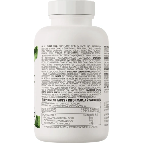 OstroVit Triple Zinc 90 capsules | OstroVit