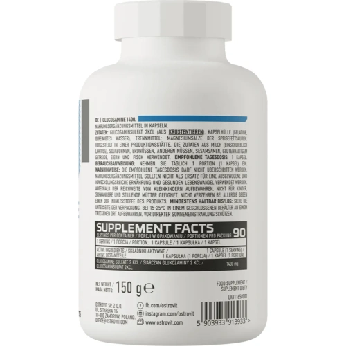 OstroVit Glucosamine 1400 mg 90 capsules | OstroVit