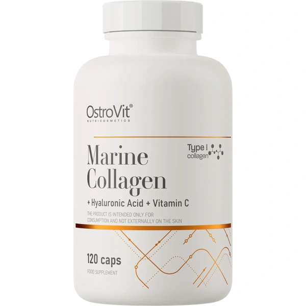 OstroVit Marine Collagen + Hyaluronic Acid + Vitamin C 120 capsules | OstroVit