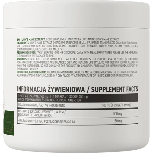 OstroVit Lion's Mane Extract 50g | OstroVit
