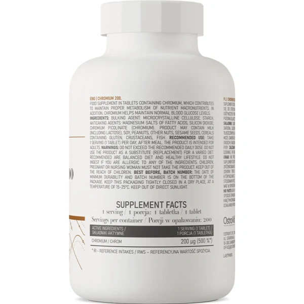 OstroVit Chromium 200 200 tabs | OstroVit
