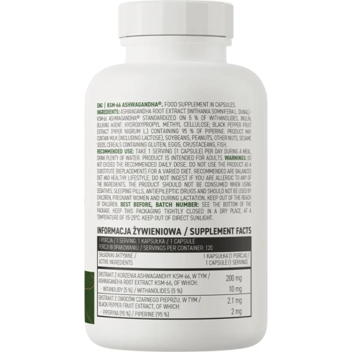 OstroVit KSM-66 Ashwagandha 120 tablets | OstroVit