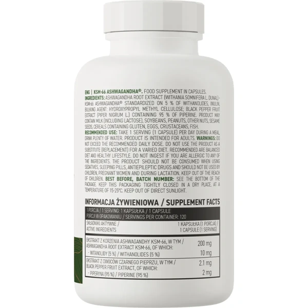 OstroVit KSM-66 Ashwagandha 120 tablets | OstroVit