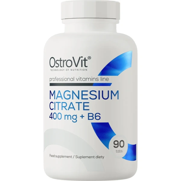 OstroVit Magnesium Citrate 400 mg + B6 90 tabs | OstroVit