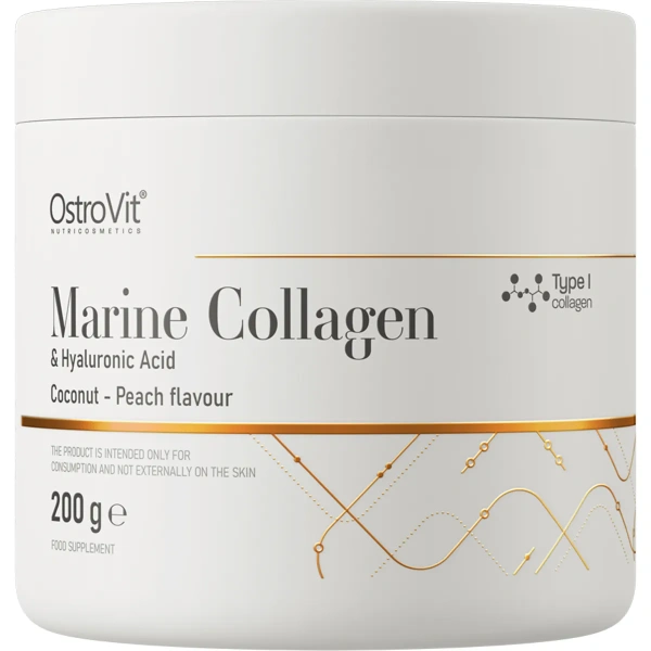 OstroVit Marine Collagen + Hyaluronic Acid + Vitamin C 200g | OstroVit
