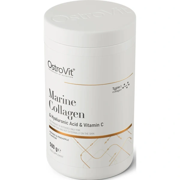 OstroVit Marine Collagen + Hyaluronic Acid + Vitamin C 500g | OstroVit
