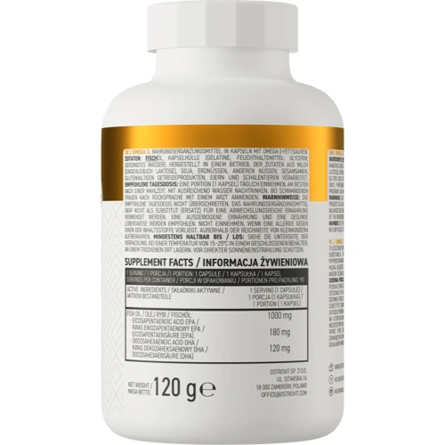 OstroVit Omega 3, 90softgels | OstroVit