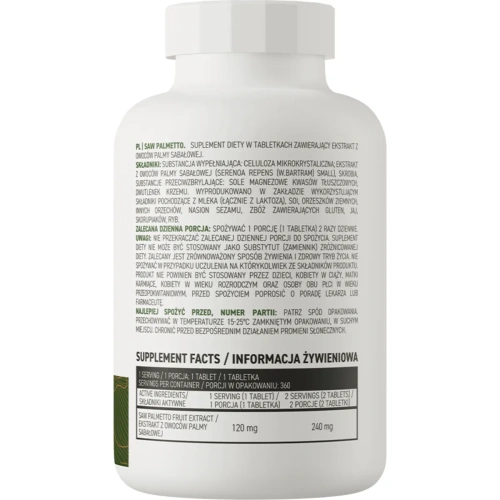 OstroVit Saw palmetto VEGE 360 tablets | OstroVit