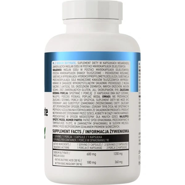 OstroVit Sodium Butyrate, 90 caps | OstroVit
