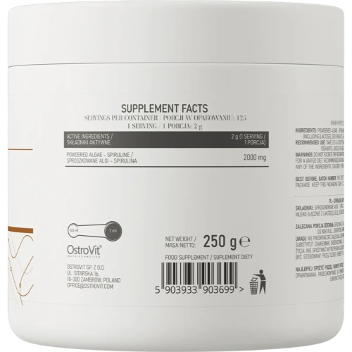 OstroVit Spiruline VEGE 250g | OstroVit