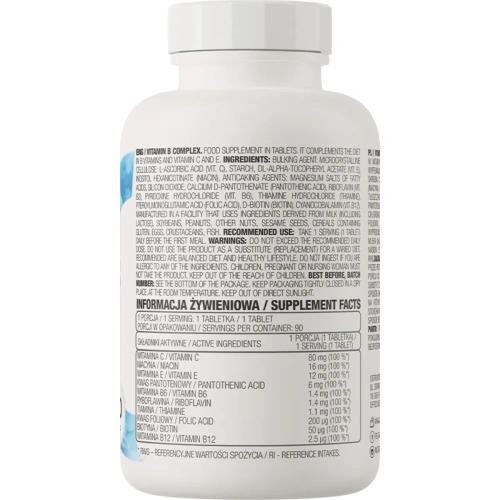 OstroVit Vitamin B Complex 90 tabs | OstroVit