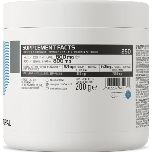 OstroVit Beta-Alanine 200g | OstroVit