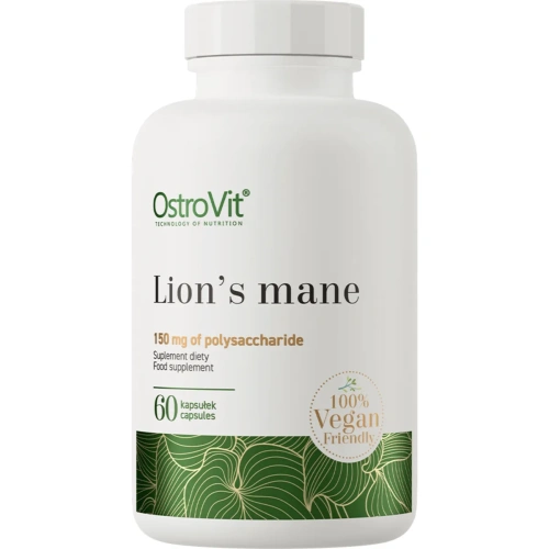 OstroVit Lion's Mane VEGE 60 caps | Superfoods & Greens – Pērc taga...