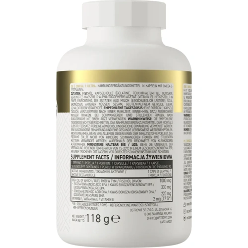 OstroVit Omega 3 Ultra 90 caps | OstroVit