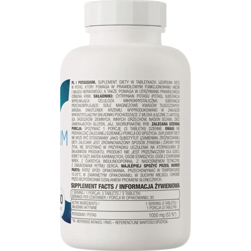 Ostrovit Potassium (Kaalium), 90 tab | OstroVit