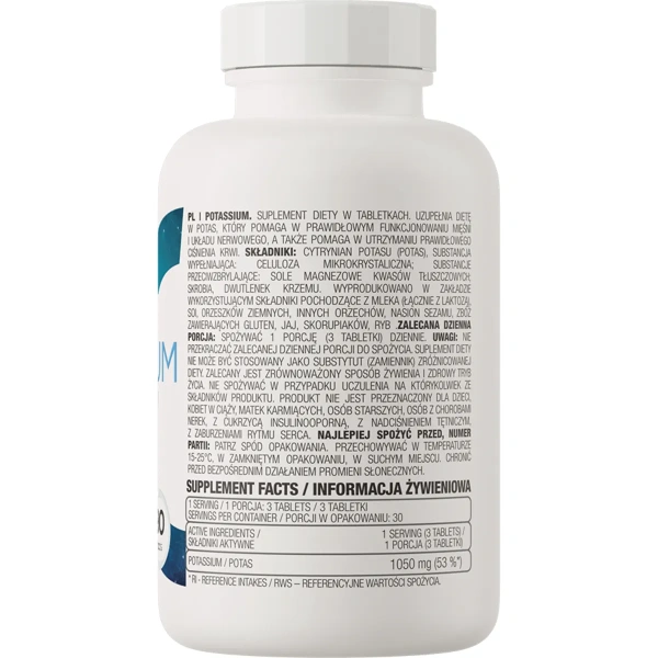 Ostrovit Potassium (Kaalium), 90 tab | OstroVit