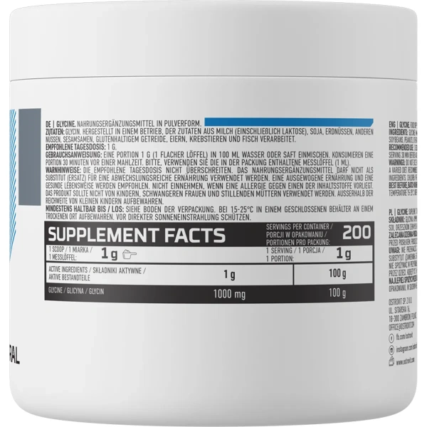 OstroVit Supreme Pure Glycine 200g | OstroVit