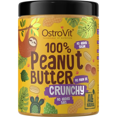 OstroVit Peanut Butter 100% - 1000 g | Pähklivõid – Osta kohe Sport...