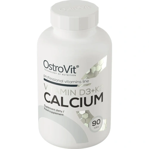 OstroVit Vitamin D3 + K2 + Calcium 90 tablets | Vitamīni / Minerālv... 2