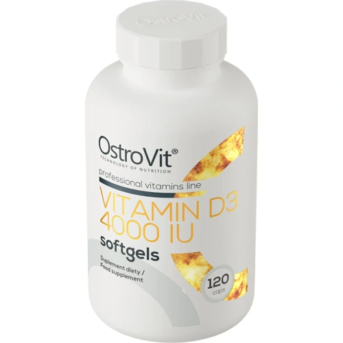 OstroVit Vitamin D3 4000 IU 120 softgels | D3 vitamīns – Pērc tagad... 2