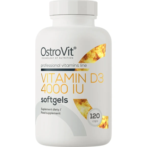 OstroVit Vitamin D3 4000 IU 120 softgels | OstroVit