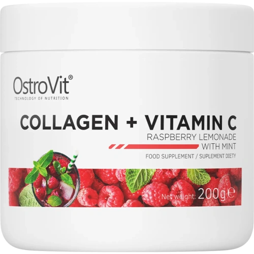 OstroVit Collagen + Vitamin C 200 g | Kolagēns – Pērc tagad SportLab