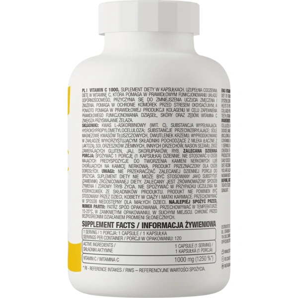 OstroVit Vitamin C 1000 mg 120 capsules | OstroVit