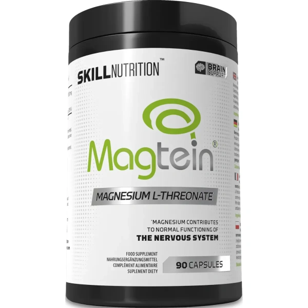 Skill Nutrition Magtein® Magnesium L-Threonate - 90 kapslit | Skill Nutrition