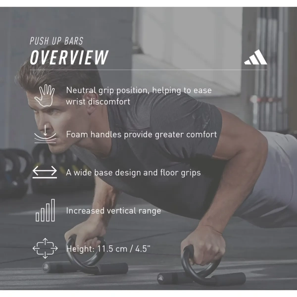 ADIDAS PUSH UP BARS, pair | Adidas