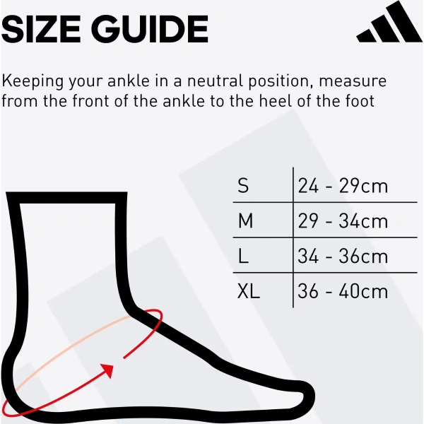 Adidas Ankle Support, Black/Grey | Adidas
