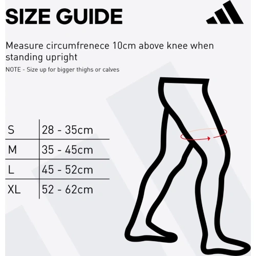 Adidas Knee Support, Black/Grey | Adidas