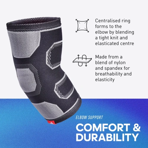 Adidas Elbow Support, Black/Grey | Adidas