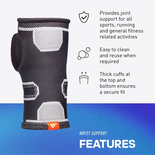 Adidas Wrist Support, Black/Grey | Adidas