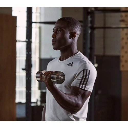 Adidas Adjustable Chrome Dumbbell Set, 5kg | Adidas