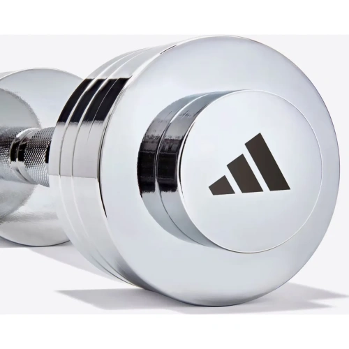 Adidas Adjustable Chrome Dumbbell Set, 5kg | Adidas