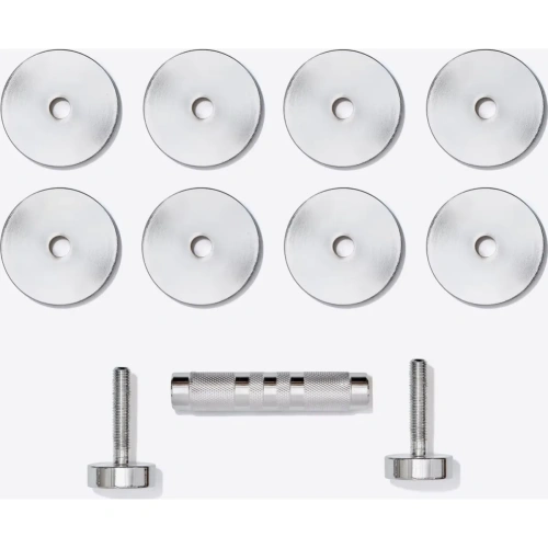 Adidas Adjustable Chrome Dumbbell Set, 5kg | Adidas