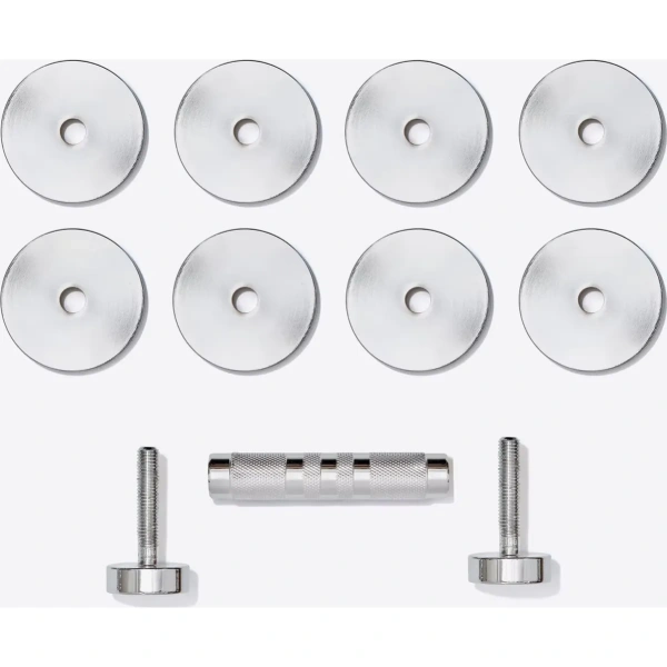 Adidas Adjustable Chrome Dumbbell Set, 5kg | Adidas
