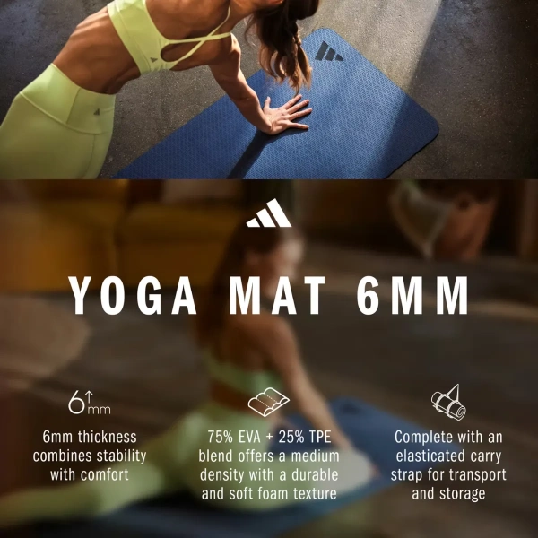 Adidas Yoga Mat 6MM - Võimlemismatt | Adidas