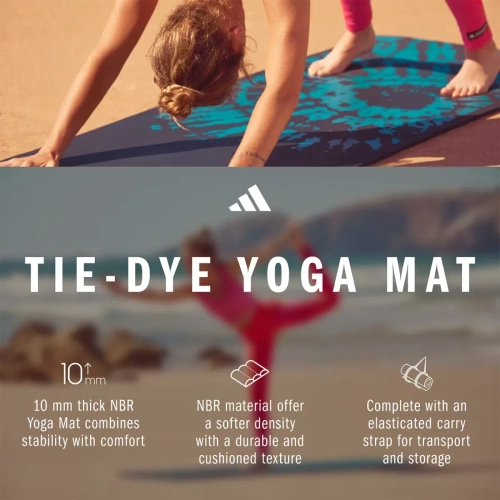 Adidas Tie-dye Yoga Mat 10MM, Hazy Rose - Võimlemismatt | Adidas