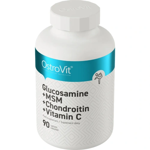 Glucosamine + MSM + Chondroitin + Vitamin C 90 tablets | OstroVit