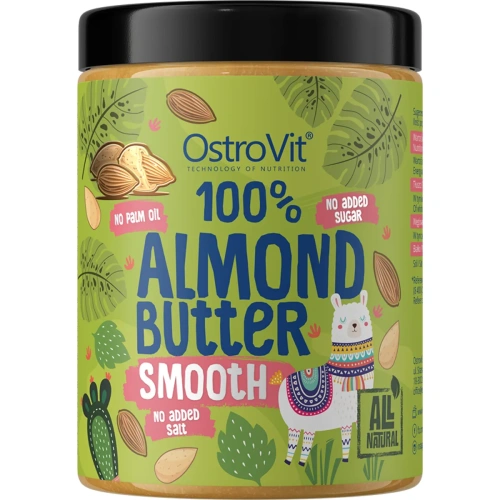 OstroVit 100% Almond Butter 1000g - Smooth | Riekstu sviests – Pērc...