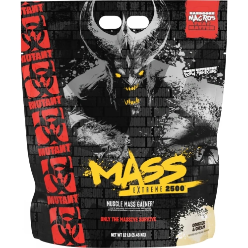 Mutant Mass XXXTREME 2500, 5.45kg | High Carb Gainers – Buy Now at ...