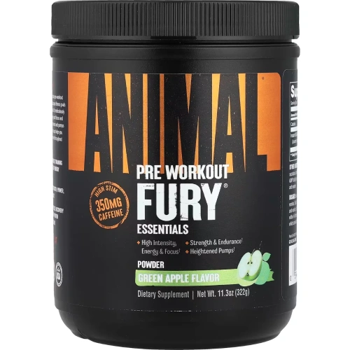 Universal, Animal FURY, 322g | Пред-тренировочные (Pump/энергия) – ...