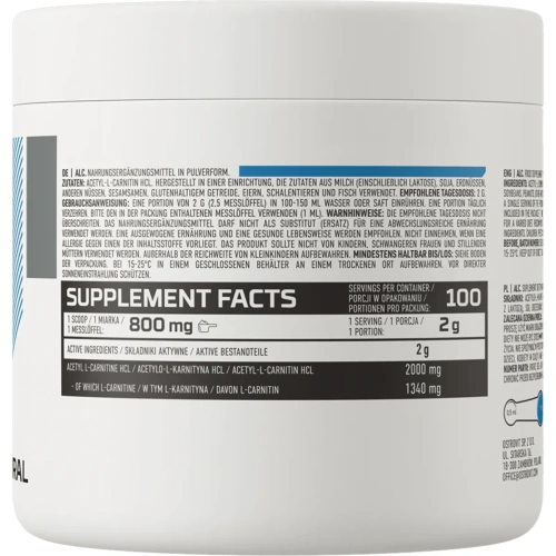 OstroVit ALC Acetyl L-Carnitine 200g | OstroVit